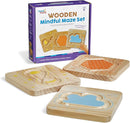 hand2mind Wooden Mindful Maze Set, Tactile Sensory Toys for Toddlers, Anxiety Relief Items, Calm Down Corner Supplies, Emotional Regulation Tools for Kids, Play Therapy Toys, Mindfulness Gifts by TinyTreasures Baby Boutique