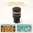 SWIFT SW380B Binocular Compound Microscope,40X-2500X with 1.3MP Camera,100pcs Microscope Slides,Microscope Kit for Students School Lab by TinyTreasures Baby Boutique