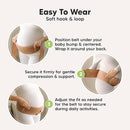 KeaBabies Maternity Belly Bands for Pregnant Women - Soft & Breathable Pregnancy Belly Support Band, Adjustable Maternity Belt for Back, Pelvic Support, Comfortable, Easy to Use (Midnight Black, M/L) by TinyTreasures Baby Boutique