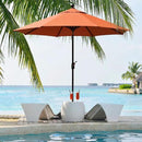 EliteShade USA 10-Year-Non-Fading 9Ft Market Umbrella Patio Umbrella Outdoor Table Umbrella with Ventilation, Rust by GreenHaven Gardens