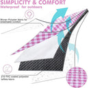 HX&OD Outdoor Picnic Blanket, Extra Large, 80''x80'' Waterproof Foldable Blankets Gingham Picnic Mat for Beach, Camping Grass Lawn Park Accessories Cute Couple Ideas Wedding (Pink, 80”x80”) by TinyTreasures Baby Boutique