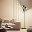 36W LED Tree Floor Lamp, Dimmable Tall Standing Lamp with Remote & Touch Control, 4 Color Temperatures Bright Floor Lamp, 3 Rotatable Light Modern Floor Lamps (Green) by CozyNest Decor