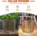 Solar Yard 2-Pack Outdoor Solar Lamp, Water-Resistant Lights for Outside Hanging Lantern Table Lamp Lights Decoration for Garden, Yard, Patio, Porch, Trees, Pathway, Natural by CozyNest Decor