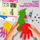 Arts and Crafts Kit for Toddlers Ages 3+ Years. Easy Animal Crafting for Kids by TinyTreasures Baby Boutique
