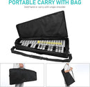 32 Note Glockenspiel Xylophone Percussion Kit with Height Adjustable Stand, Drumsticks and Carry Bag by TinyTreasures Baby Boutique