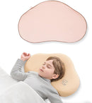 Reidio 1pc Toddler Silicone Pillow Breathable Toddler Pillow with Removable Cotton Pillowcase Kids Pillows for Sleeping Machine Washable (Rose, H1) by TinyTreasures Baby Boutique