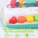 PLAY Baby Musical Toys - Rainbow Baby Piano Music & Sound Light Up Musical Toys for Toddlers 1-3, Multifunctional Baby Pop Up Toy Cause and Effect for Toddlers Age 1+ and Up Girls by TinyTreasures Baby Boutique