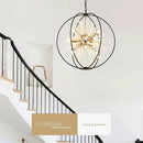 23.6" Black Gold 12-Light Globe Sputnik Chandelier Modern Adjustable Hanging Ceiling Glass Tube Pendant Light Fixture for Entryway Foyer Staircase Dining Living Room Hallway by CozyNest Decor