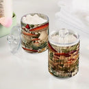 Cartoon Mushroom 2PC Airtight Transparent Plastic Storage Jar, Food Storage Container Glass, Can Store Candy, Salt, Coffee Beans, With lid, Easy To Use by CozyNest Decor
