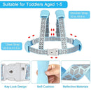 Accmor 3 in 1 Toddler Harness Leash, Reflective kids Harnesses with Anti Lost Wrist Link, Child Leashes with Lock for Boys Girls, Baby Walking Wristband Rope Protection Tether for Outdoor by TinyTreasures Baby Boutique