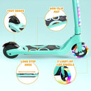 CBD Electric Scooter for Kids, 6 Mph Top Speed, Up to 5 Miles Range, 5.3" Solid Tires Wheel and Front Light, Kick Scooter Adjustable Height for Kids Age 6-12 by TinyTreasures Baby Boutique