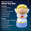 Angel Figurine Cartridge – Projects 6 Bible Stories and 5 Songs, Over 30 Minutes of Audio Content | Gift and Toy for Ages 3+ by TinyTreasures Baby Boutique