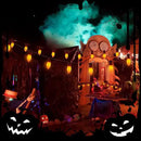 25FT LED Halloween Outdoor String Lights with 26 C9 Candle Shape Shatterproof Plastic Bulbs,2700K Waterproof Connectable Orange LED String Lights for Home Garden Halloween Christmas Fall Decor by GreenHaven Gardens