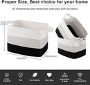 OIAHOMY Storage Basket, Woven Baskets for Storage, Cotton Rope Basket for toys,Towel Baskets for Bathroom - Pack of 3, Gradient Dark by CozyNest Decor