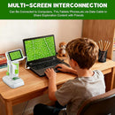 1600X Digital Microscope for Kids, Upgraded Portable Microscope with 4.0 inch HD Screen, 2-in-1 Desktop Handheld Miniscope Rechargeable Student Education Science Microscopes Gift for Kids by TinyTreasures Baby Boutique