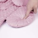 Pro Goleem Infant Car Seat Head Neck Body Support, Ultra-Soft Minky and Microfiber Newborn Car Seat Insert, Perfect for Car Seat, Stroller, 2-in-1 Reversible, Girls, Pink by TinyTreasures Baby Boutique