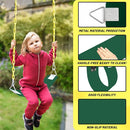 Swing Set for Kids with 66” Chain-Play Swing for Adults with Stainless Steel Mental Taiangle Ring-Suitable for Family Backyard-Play Swing Set (AB010002-7) by TinyTreasures Baby Boutique