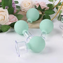 Meifuly Facial Cupping Set, 4 PCS Silicone Vacuum Suction Face Massage Cups, Skin Tightening Kit for Eyes, Face and Body (Green) by CozyNest Decor