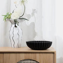 Black Decorative Bowl for Kitchen Counter - Modern Fruit Bowl with, Catch All Bowl for Keys, Entryway Table, and Home Decor by CozyNest Decor