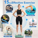 HOTWAVE Vibration Plate Exercise Machine for Lymphatic Drainage, Power Vibrating Plates Platform for Weight Loss - Whole Body Shaker Vibration Plate Machine Home Gym Shaping Fitness Workout by CozyNest Decor