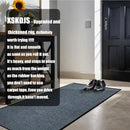 Heavy Duty Doormat, 3'x6' Indoor Outdoor Entry Rug, Commercial Entrance Mat with Rubber Border, Durable Welcome Mat, Rubber Backing Non Slip Doormat for Entryway, Large Garage Floor Mat by GreenHaven Gardens