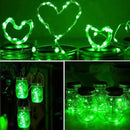 ZNYCYE Solar Mason Jar Lights, 12 Pack 30 LED Fairy Firefly Mason Jar Lids Outdoor Waterproof String Lights with Hangers(NO Jars) for Regular Mouth Jars Patio Garden Yard Wedding Decoration - Green by CozyNest Decor
