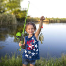 ODDSPRO Kids Fishing Pole Pink, Portable Telescopic Fishing Rod and Reel Combo Kit - with Spincast Fishing Reel Tackle Box for Girls, Youth by TinyTreasures Baby Boutique