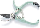Modern Sprout Hand Pruners - Lightweight Pruning Shears W/Easy Lock- Gardening Scissors - Bypass Sharp Carbon Steel Blade - Rust Resistant - Garden Tools - Reusable Holster - Green by GreenHaven Gardens