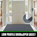 Heavy Duty Doormat, 3'x10' Indoor Outdoor Entry Rug, Commercial Entrance Mat with Rubber Border, Durable Welcome Mat, Rubber Backing Non Slip Doormat for Entryway, Large Garage Floor Mat by GreenHaven Gardens