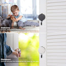 2 Pack Door Knob Lockout Device with Padlock,Temporary Door Handle Lock Cover for Dementia Patients/Child Proof, Outdoor Water Faucet Lock Cover - White by TinyTreasures Baby Boutique