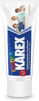 Kinder Karex Hydroxyapatite Kids Toddler Toothpaste I Fluoride Free I Clinically Tested I 2.3 oz (Pack of 3) by CozyNest Decor