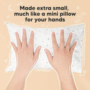 Mini Toddler Pillow with Pillowcase - 9x13 My Little Dreamy Travel Kids Pillow for Sleeping, Toddler Bed, Small, Tiny, Organic Cotton Pillowcase, Soft & Breathable, Kids 2-4 Years Old (Acorn) by TinyTreasures Baby Boutique