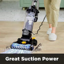 EUREKA PowerSpeed Lightweight Powerful Upright Vacuum Cleaner for Carpet and Hard Floor, Pet Turbo, Black,Yellow by CozyNest Decor