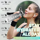 Water Bottle, 32 oz Motivational Water Bottles with Time Marker-Tritan & BPA Free, Sports Water Bottle with Time to Drink & Strap, Wide Mouth, Leakproof -Gift for Christmas Gym Fitness & Outdoor by CozyNest Decor