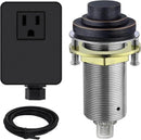 SinkTop Air Switch Kit (Long Full Brass Button) for Garbage Disposal, Cordless Oil Rubbed Bronze by CozyNest Decor