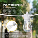 SUNTHIN White String Lights, 144FT(3 Pack 48ft) White Outdoor Lights with Shatterproof LED Bulbs for Patio, Garden, Backyard, Porch, Cafe, Deck, Wedding, Party by GreenHaven Gardens