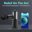 arboleaf Mini Massage Gun Deep Tissue, Percussion Muscle Massager for Back Pain Relief, Portable Small Travel Size, Quiet Massager, Gifts for Woman Man by CozyNest Decor