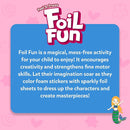 Skillmatics Foil Fun - Dress Up, No Mess Art for Kids, Craft Kits & Supplies, DIY Creative Activity, Travel Toys, Gifts for Girls & Boys Ages 4, 5, 6, 7, 8, 9, Travel Toys by TinyTreasures Baby Boutique