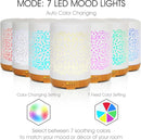 Earnest Living Essential Oil Diffuser White Ceramic Diffuser 250 ml Timers Night Lights and Auto Off Function Home Office Humidifier Aromatherapy Diffusers for Essential Oils by TinyTreasures Baby Boutique