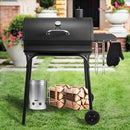 Charcoal Grills Outdoor BBQ Grill 30INCH Barrel Charcoal Grill with Side Table, 627 Square Inches, Outdoor Backyard Camping Picnics, Patio and Parties, Black by DNKMOR by GreenHaven Gardens