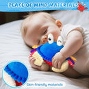 Baby Toys 12-18 Months, Musical Crawling Crab Plush Toy - 40 Songs & Recording Feature, Dancing Walking Moving Bouncing Tummy Time Toy, Sensory Toys for Toddlers 1-3, Birthday Gifts for Infants by TinyTreasures Baby Boutique