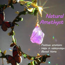 Suncatcher - Amethyst Moon Crystal Sun Catcher Window Hanging, Good Luck Charms Gifts for Women Chrismas Thanksgiving Birthday Crystal by GreenHaven Gardens