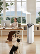 19L/5Gal Humidifiers for Bedroom Large Room 2800 sq ft, Quiet Humidifiers for Large Room, Floor Humidifier with 3 Mist Mode & Auto 180°Mist Tube for Home Whole House School Office Commercial Plants by TinyTreasures Baby Boutique