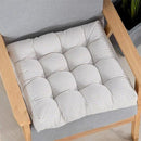 Tiita Chair Cushions 22"x22" Square Windows Pad for Adults Seating Pillows Set of 2, Beige by CozyNest Decor