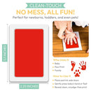 Clean Touch Ink Pad for Baby Handprints and Footprints – Inkless Infant Hand & Foot Stamp – Safe for Babies, Doesn’t Touch Skin – Perfect Family Memory or Gift – Red Print Kit by Tiny Gifts by TinyTreasures Baby Boutique