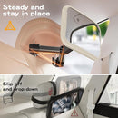 Baby Car Mirror for Baby Hook Clip Design Never Shake Baby Mirror for Car Seat Rear Facing Easy Install Crystal Clear View ShatterProof Crash Tested White by TinyTreasures Baby Boutique