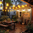 50FT Outdoor String Lights with Remote, Garden Patio Decor with 2500K Warm White, 25+1 LED Edison Bulbs, Support Timer Dimmable Waterproof Shatterproof for Yard Outside Porch Deck Indoor by GreenHaven Gardens