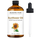 Majestic Pure Sunflower Essential Oil with Glass Dropper - Huge 4 Fl Oz - 100% Pure and Natural Black Pepper Oil - Premium Grade Essential Oils for Diffuser, Aromatherapy, Soap and Candle Making by CozyNest Decor