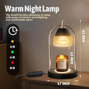 GEEZO Fragrance Candle Warmer Lamp，Electric Candle Warmer with Timer & Dimmer，Mom Christmas Birthday Gifts for Women, House Warming Gifts New Home Bedroom Decor by CozyNest Decor