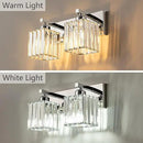 Modern Bathroom Vanity Light 2-Lights Chrome Crystal Bathroom Wall Light Vanity Light Fixtures，12.59-inch Modern Minimalist Design by CozyNest Decor